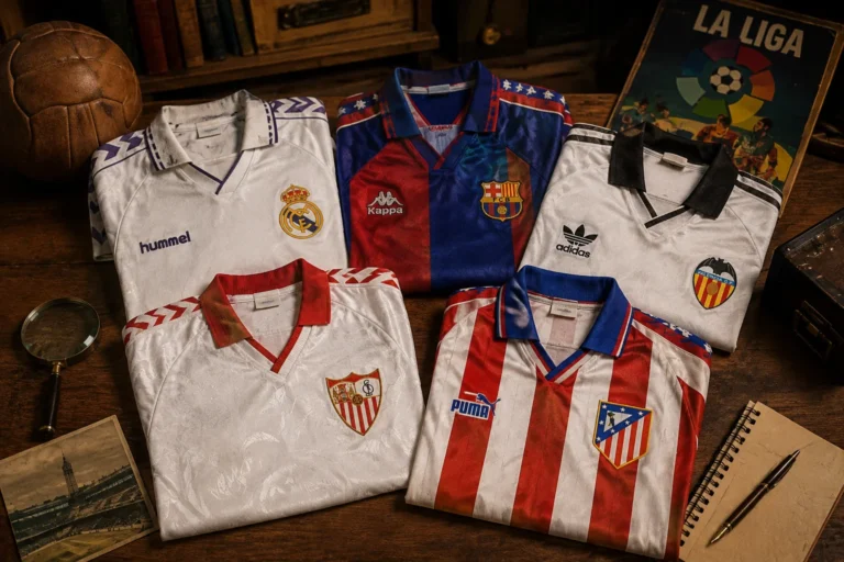 colección de camisetas retro de La Liga