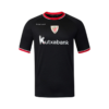 Camiseta Segunda Athletic Club 2026/27 en color negro con detalles rojos y blancos