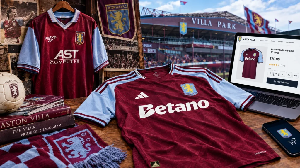 aston villa camiseta